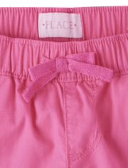 Girls Twill Pull On Shorts