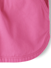 Girls Twill Pull On Shorts