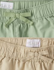 Pack de 4 Shorts sin cierres de sarga para niña
