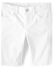 Girls Twill Skimmer Shorts - Plus