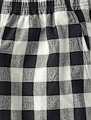 Shorts de pijama de popelina con estampado para hombre