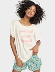 Womens Graphic Sleep Tee
