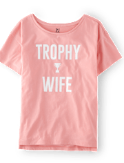 Camiseta para dormir con estampado gráfico para mujer