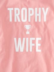 Camiseta para dormir con estampado gráfico para mujer