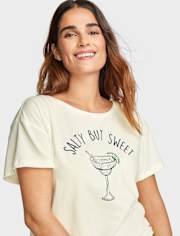 Womens Graphic Sleep Tee