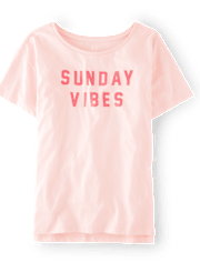 Camiseta para dormir con estampado gráfico para mujer