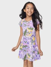 Girls Floral Everyday Dress