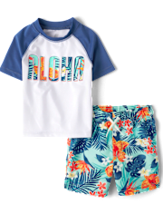 Maillot de bain graphique pour bébé et tout-petit garçon