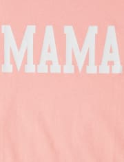 Camiseta con estampado Family Mama a juego para adulto