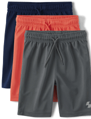 Boys Basketball Shorts 3-Pack