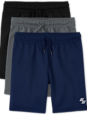 Boys Basketball Shorts 3-Pack