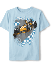 Boys Racecar Graphic Tee