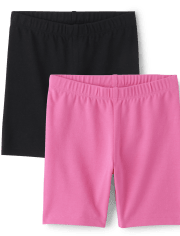 Toddler Girls Bike Shorts 2-Pack