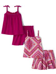 Toddler Girls Print 4-Piece Set