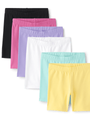 Toddler Girls Bike Shorts 6-Pack
