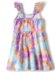 Baby And Toddler Girls Tie Dye Everyday Dress