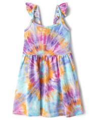 Baby And Toddler Girls Tie Dye Everyday Dress