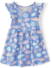 Baby And Toddler Girls Fish Everyday Dress