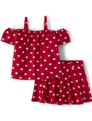 Toddler Girls Maple Leaf 2-Piece Set