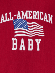 Unisex Baby Matching Family All-American Baby Graphic Bodysuit