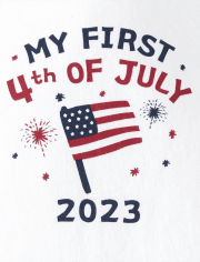 Baby's first 4th of july on sale