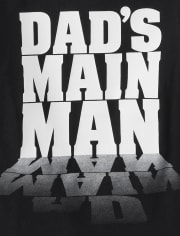 Baby And Toddler Boys Dad's Man Graphic Tee