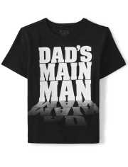 Baby And Toddler Boys Dad's Man Graphic Tee