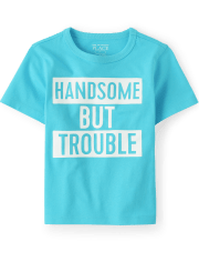 Baby And Toddler Boys Handsome Graphic Tee