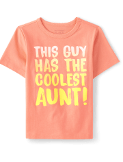 Baby And Toddler Boys Coolest Aunt Graphic Tee