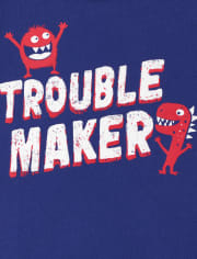 Baby And Toddler Boys Troublemaker Graphic Tee