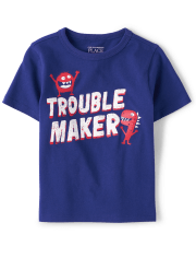 Baby And Toddler Boys Troublemaker Graphic Tee