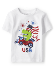 Baby And Toddler Boys USA Graphic Tee