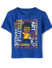 Baby And Toddler Boys Little Genius Graphic Tee