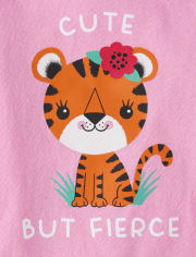 Paquete de 2 camisetas con estampado Sassy para bebés y niñas pequeñas