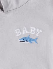 Baby Boys Shark Romper