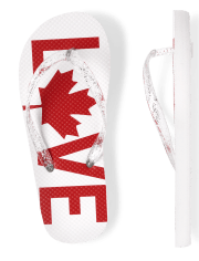 Tongs Canada Love pour filles