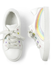 Girls Rainbow Low Top Sneakers
