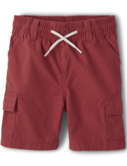 Shorts cargo sin cordones para bebés y niños pequeños