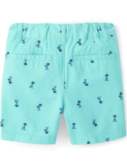 Baby And Toddler Boys Palm Tree Chino Shorts