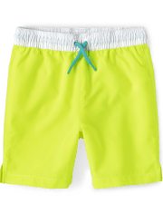 Baby And Toddler Boys Colorblock Swim Trunks