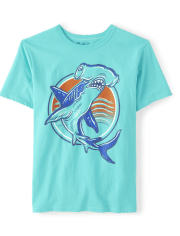 Boys Shark Graphic Tee