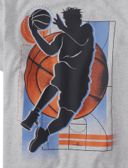 Boys Baasketball Graphic Tee