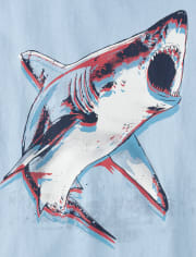 Boys Shark Graphic Tee