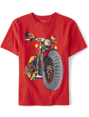 Boys Mountain Bike Graphic Tee