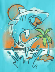 Boys Shark Graphic Tee
