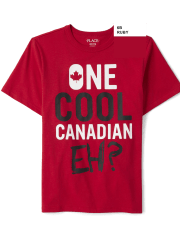 T-shirt graphique canadien cool pour garçons