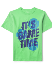 Boys Game Time Graphic Tee