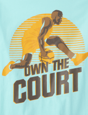 Boys Own The Court Graphic Tee