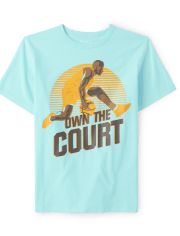 Boys Own The Court Graphic Tee