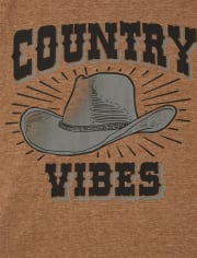 Boys Country Vibes Graphic Tee